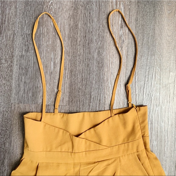 Boho Chic Mustard Jumpsuit/Romper - Picture 4 of 7